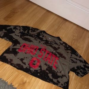 Bleach Tie Dye Ohio State T-shirt